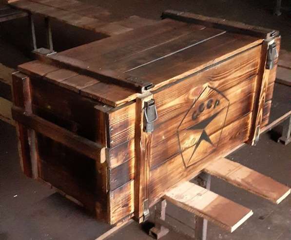 Ящик деревянный в стиле Loft в фото 9