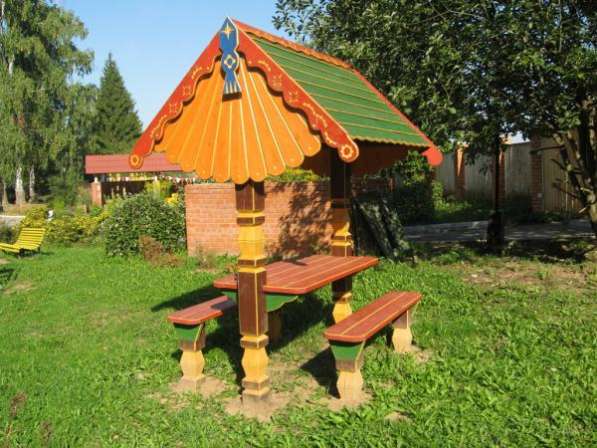 Малые архитектурные формы из дерева в Подольске фото 15