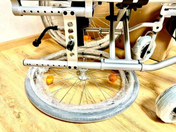 Инвалидная коляска Новая Складная + Доставка в Москве фото 6