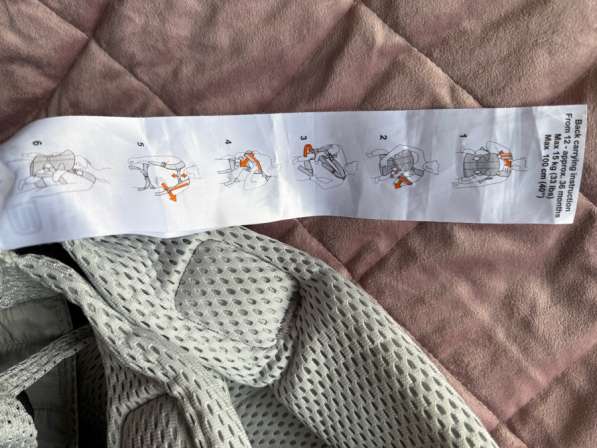 Эргорюкзак / кенгуру babybjorn one air 3D Mesh в Санкт-Петербурге фото 3