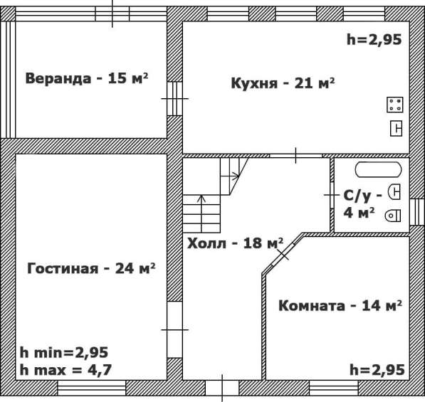 Коттедж 160 м2 в Новосибирске фото 4