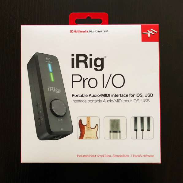 IRig Pro I/O + 12 Платных Приложений В Подарок