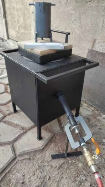 Газовая печь для плавки металла в фото 4