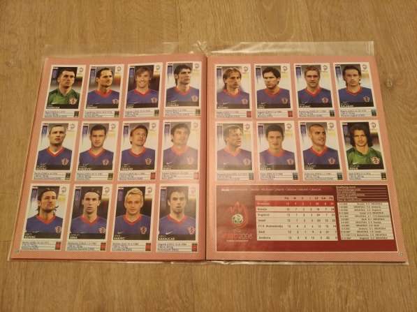 Panini альбом Euro 2008 в Москве фото 3