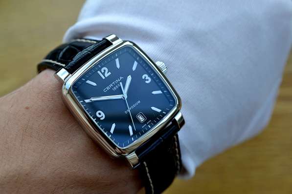 Изысканные часы Certina Swiss Made, сапфир, застежка-бабочка в Рязани фото 8