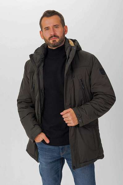 Tom Farr Куртка хаки мужская зимняя новая