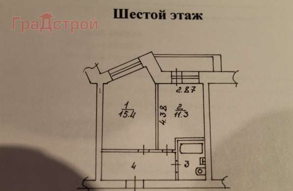 Продам однокомнатную квартиру в Вологда.Жилая площадь 37 кв.м.Этаж 6.Есть Балкон.