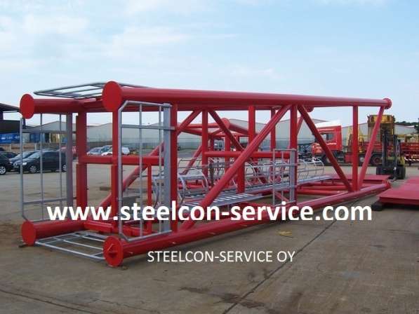 Frame steel hall, welded steel construction, container в фото 6