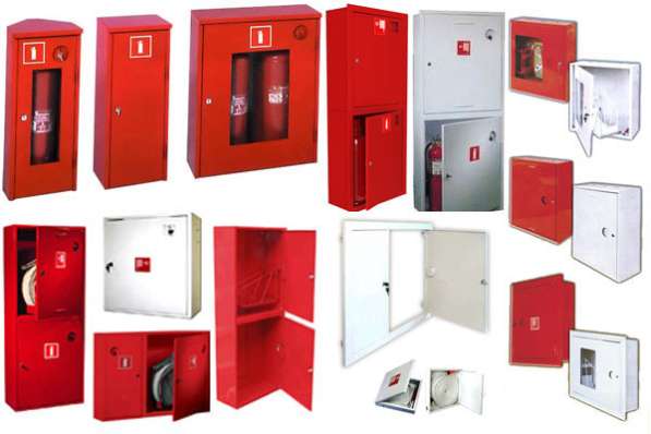 Пожарные Шкафы Внутреннего Типа разных моделей и комплектац