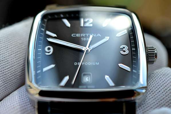 Изысканные часы Certina Swiss Made, сапфир, застежка-бабочка в Рязани фото 6