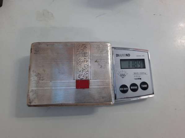 Подсигар серебряный J*M 900 проба серебро. 119 грамм в Москве фото 4