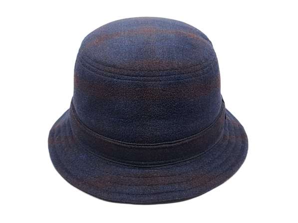 Шляпа панама шарф шерстяная мужская Gentelmens (т. синий) в Москве фото 3