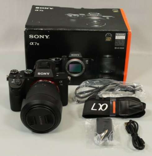 Sony Alpha A7 III 24.2MP Digital Camera - Black Kit + Lens