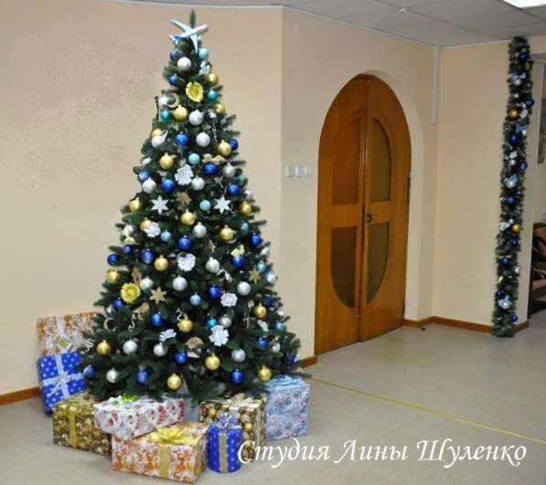 Новогодние дизайнерские елки и украшения в Крыму в Симферополе фото 6