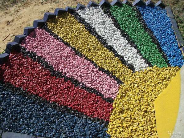 Технология производства цветного щебня и песка в фото 3