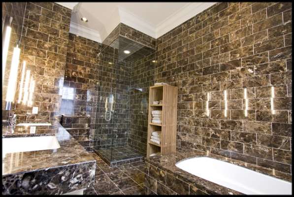 Ванные комнаты из итальянского мрамора в Екатеринбурге фото 4