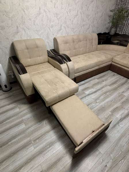 Диван угловой+кресло-кровать в Щелково фото 6