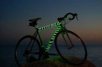 Подсветка велосипеда Холодным неоном в Краснодаре