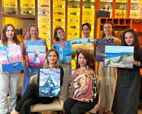 Выездные мастер классы по живописи в Москве фото 3