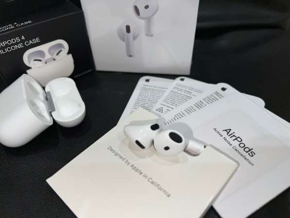 AirPods 4 + Чехол в Санкт-Петербурге фото 4