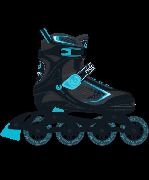 Ролики раздвижные Tron Blue в Сочи фото 19