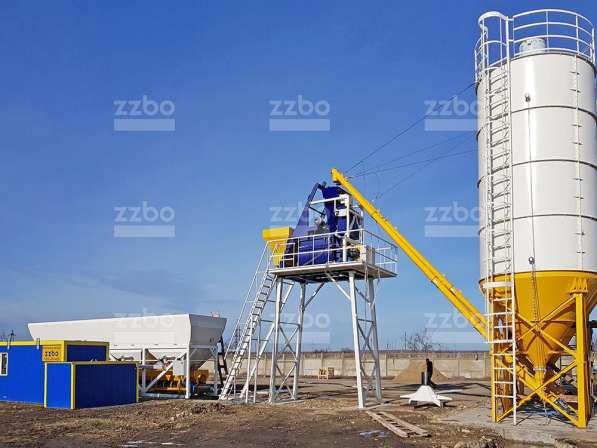 Бетонный завод СКИП-60 в фото 5