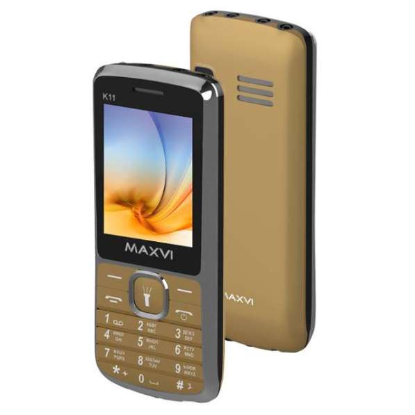 Телефон мобильный MAXVI K11 Gold