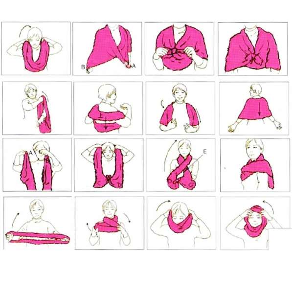 Розовый чудо - шарф новый (много вариантов носки) в Перми