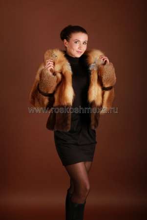 Меховые куртки из лисы и чернобурки в Москве фото 21