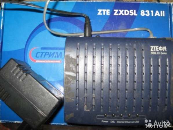 Adsl-модем ZTE 831AII