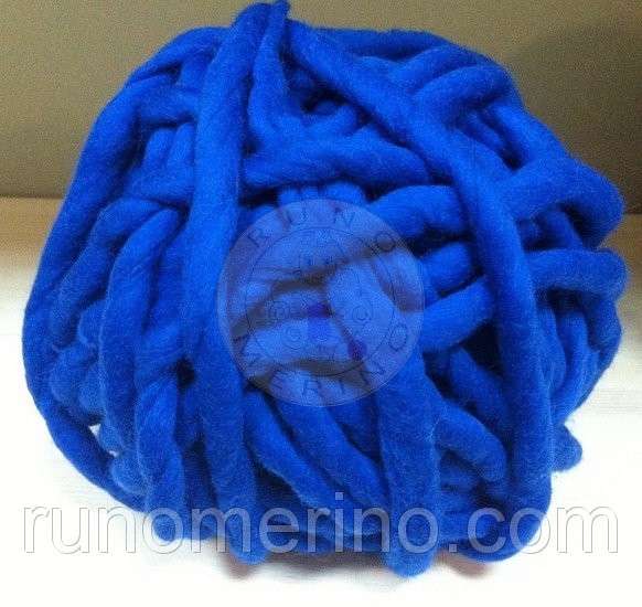 Объёмные нитки для вязания цвет №24 СМАЛЬТА в фото 3