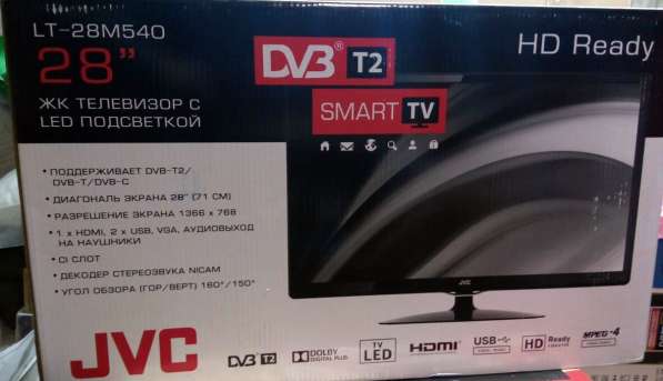 Телевизор JVC 28дюймов смарт Smart TV