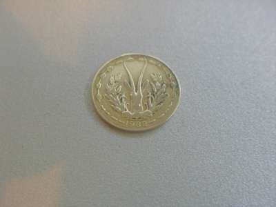 Монета 5 Франков 1982 год Западная Африка в Москве