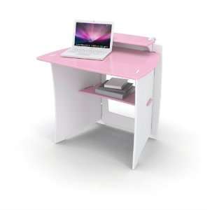 MPSM-104 стол компьютерный бело/розовый ЛЕГАРЭ