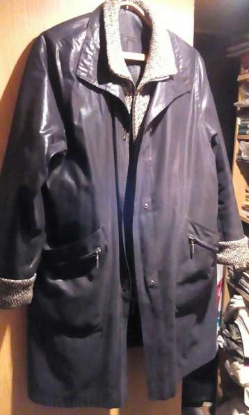 Куртка 54 длинная женская чёрная Maxime в Москве фото 7