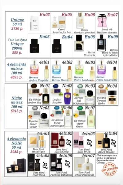 Духи оригинал