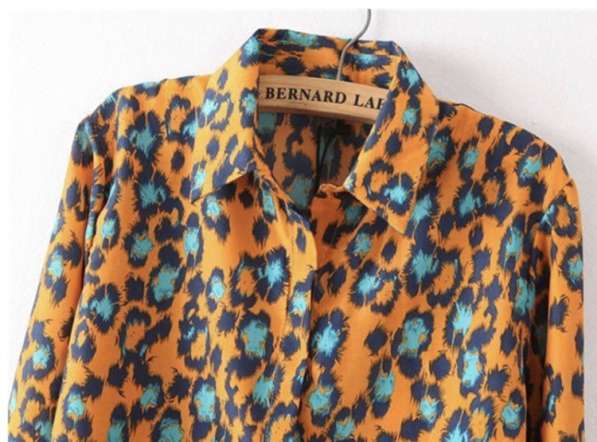 Рубашка леопард