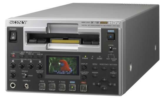 HDV/DVCAM рекордер Sony HVR-1500.