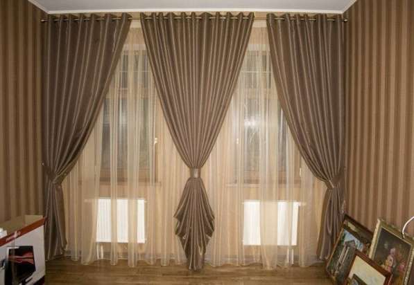 Комплект штор в квартиру студию в Новосибирске фото 8