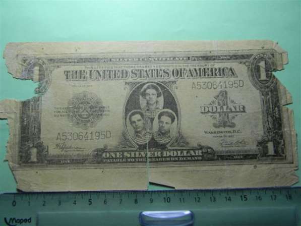 1 доллар 1 dollar USA 1926-1930, состояние-G, туристический