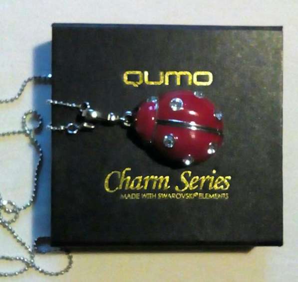 Флешка Божья коровка 8 гб Qumo Swarovski новая в Москве фото 13