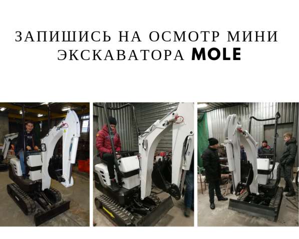 Мини экскаватор MOLE в Санкт-Петербурге фото 21