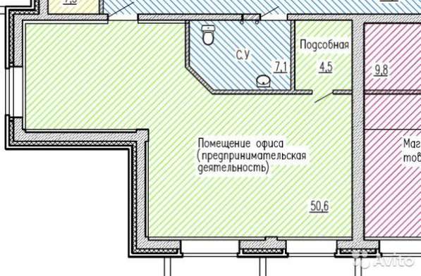 офисное помещение 55 м^2