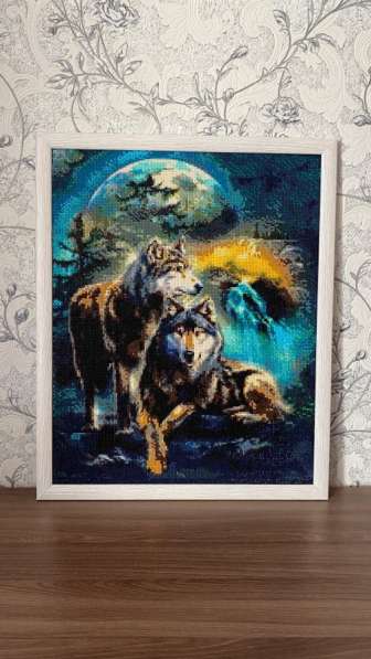 Алмазная картина «Волки»