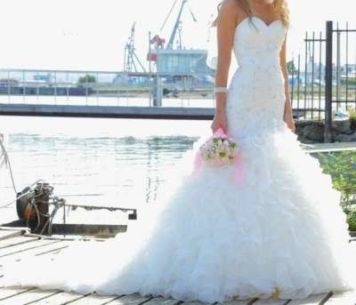 Шикарное свадебное платье экзотик в Ульяновске фото 3