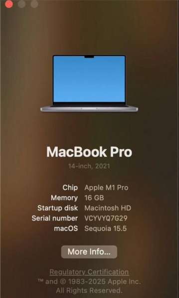 MacBook Pro 14" M1 Pro — мощь и мобильность в Москве