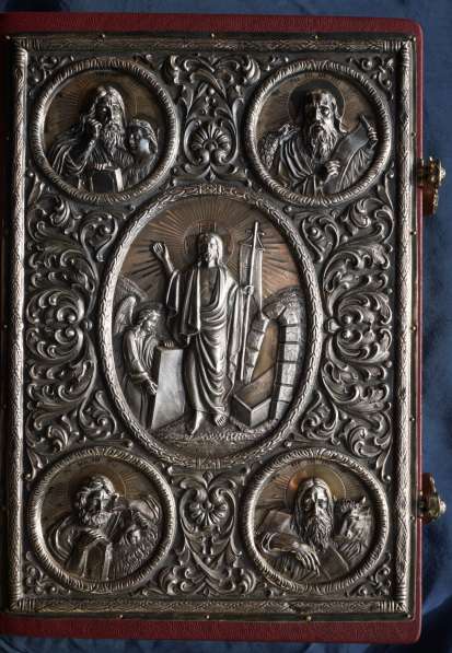 Старинное напрестольное Евангелие в серебряном окладе. 1757г в Санкт-Петербурге фото 4