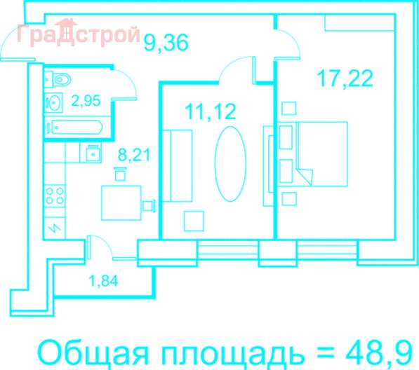 Продам двухкомнатную квартиру в Вологда.Жилая площадь 48,90 кв.м.Этаж 1.Есть Балкон.