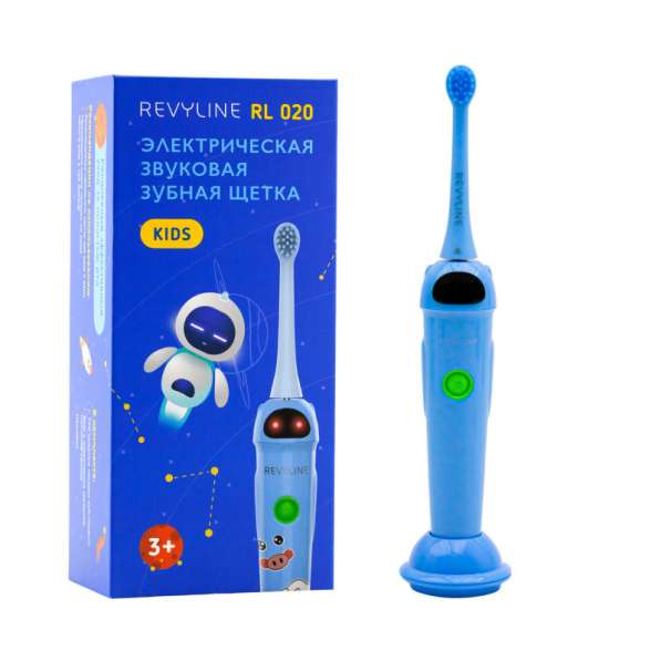 Синяя звуковая щетка для детей Revyline RL 020 Kids