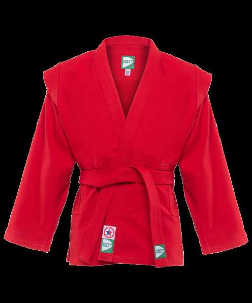 Куртка для самбо JS-302, красная, р.6/190 в Сочи фото 3